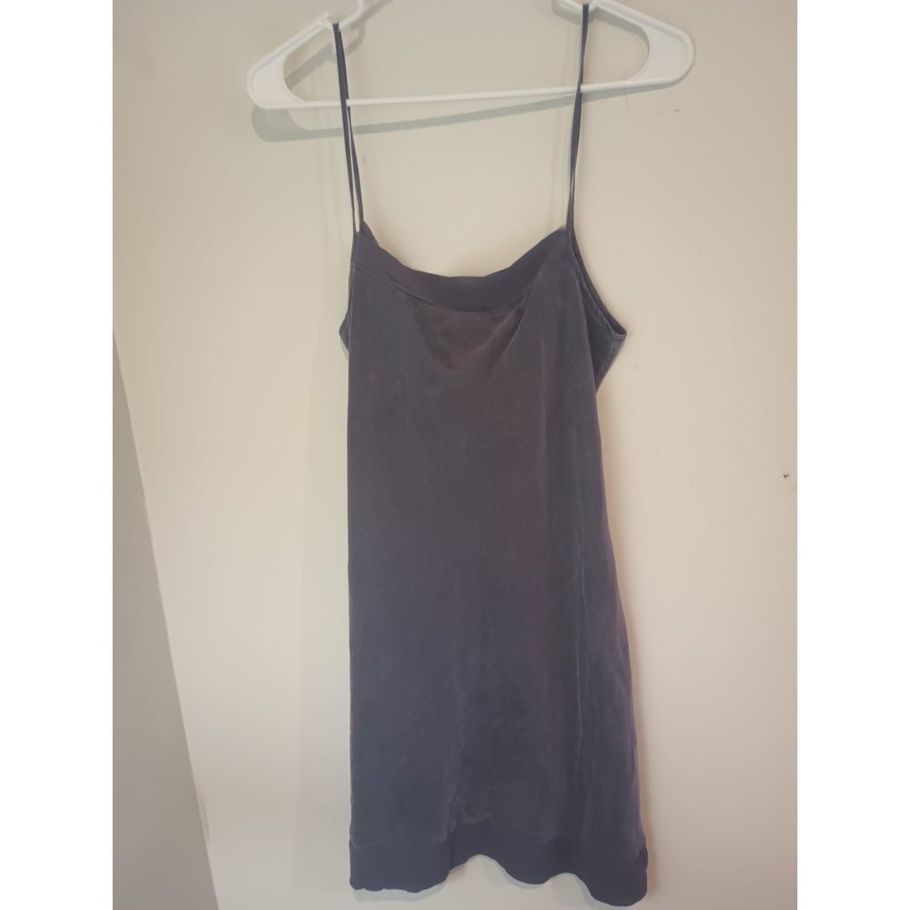 Judith Hart Womens 100% Silk Slip Dress Nightgown Large Gray Beaded Trim... - Picture 5 of 8